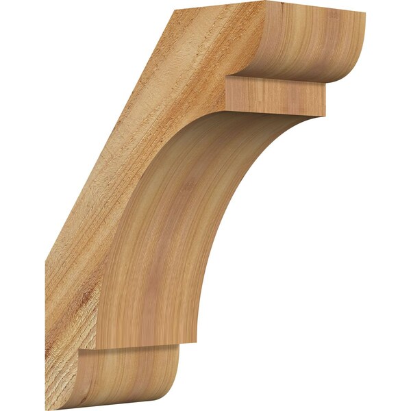 Ekena Millwork 6"W x 12"D x 16"H Olympic Rough Sawn Knee Brace, Western Red Cedar BRC06X12X16OLY00RWR - main